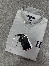 H1062#Print + Large Embroidery