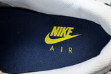 AJ1285-101 AIR MAX 90 RETRO AIR CUSHIONED RUNNING SHOES BLACK/WHITE/LIGHT GRAY/YELLOW