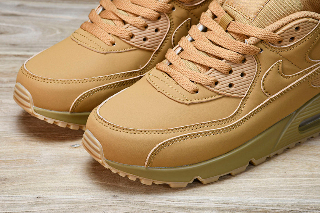 FZ5102 299 AIR MAX 90 PREMIUM FLAX/GUM LIGHT BROWN/WHEAT