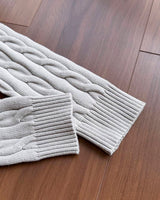 Ralph Lauren Cable-Knit Half-Zip Stand-Collar Sweater RL2502