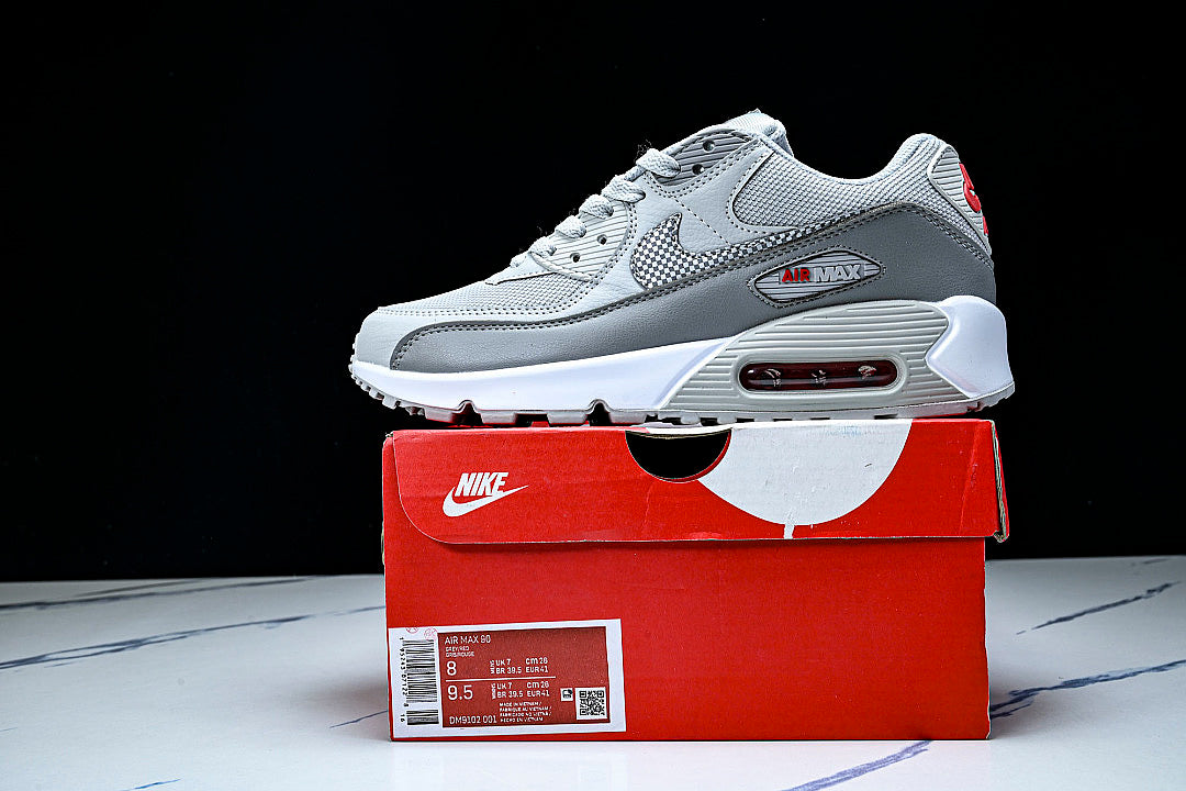 DM9102-001 AIR MAX 90 GREY/RED/WHITE