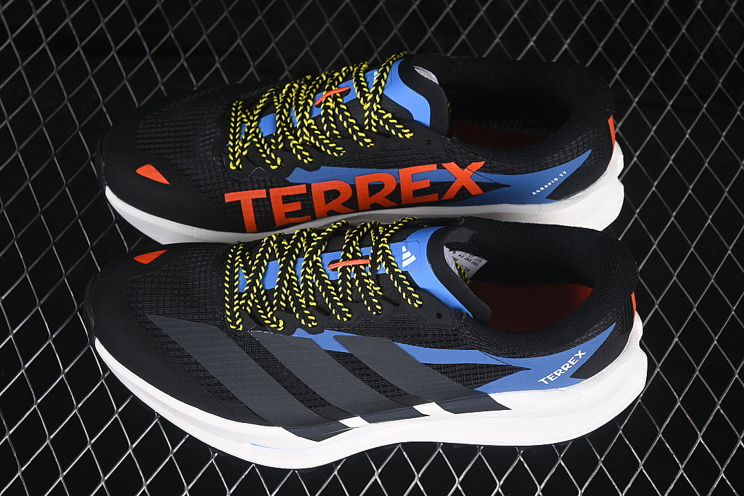 TERREX AGRAVIC TT BREATHABLE RUNNING SHOES BLACK/BLUE/WHITE