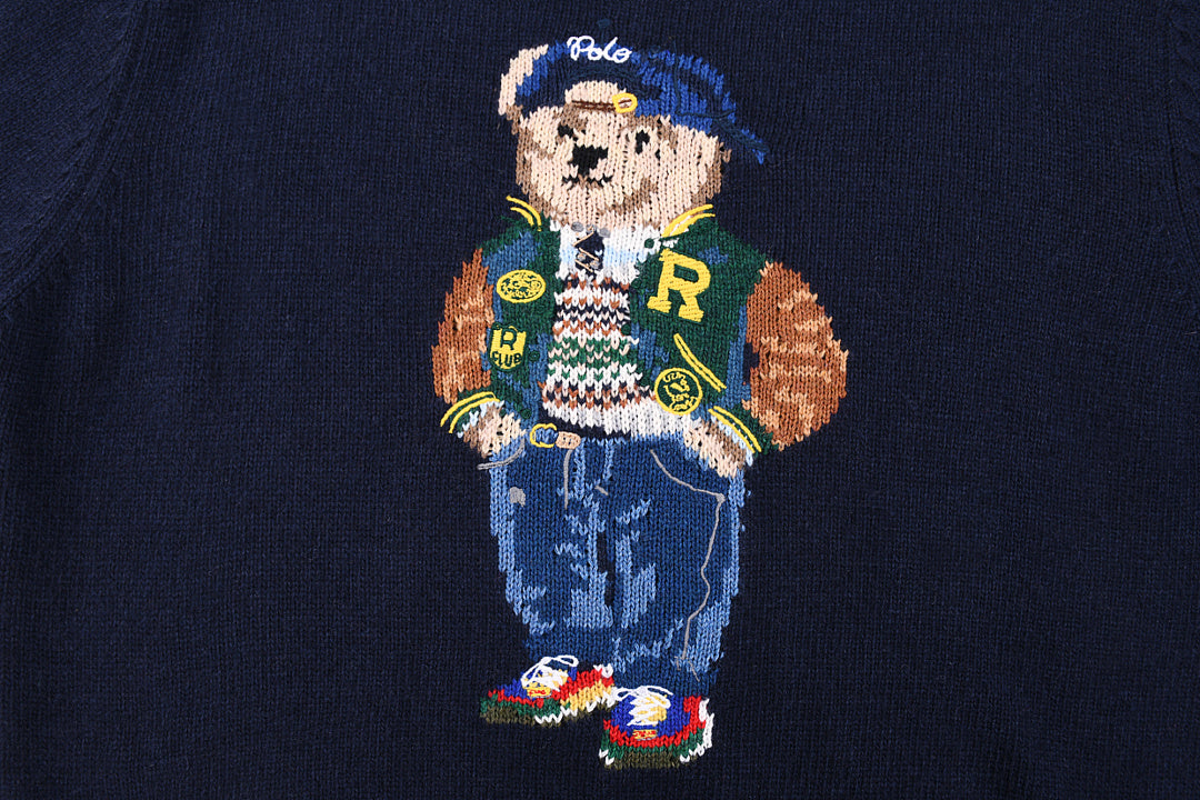 Polo Baseball Bear Hoodie