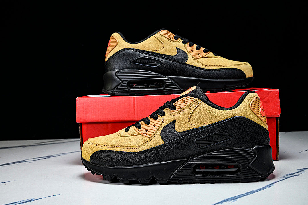 AJ1285-700 AIR MAX 90 WHEAT/COSMIC CLAY-BLACK