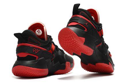 nike jordan why not zero 5 black-red shoes