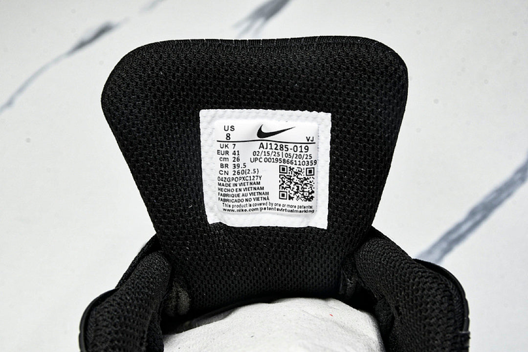 AJ1285-019 AIR MAX 90 RETRO AIR CUSHIONED RUNNING SHOES BLACK/INKINESS