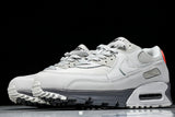 DC4466-001 AIR MAX 90 TRENDY COUPLE LOW TOP AIR CUSHIONED CASUAL LIGHT GRAY/DARK GRAY/ORANGE
