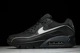 HV4517-002 AIR MAX 90 RETRO AIR CUSHIONED RUNNING SHOES BLACK/LIGHT GRAY