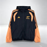 Arsenal 2026/27 Black Windbreaker Jacket