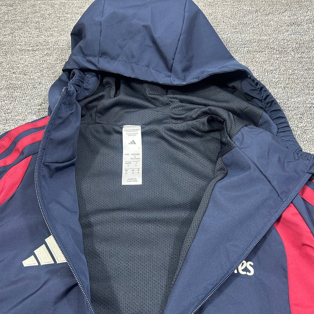 Arsenal 2026/27 Dark Blue Windbreaker Jacket