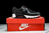 CH8490-001 AIR MAX 90 TRENDY COUPLE LOW TOP AIR CUSHIONED CASUAL BLACK/DARK GRAY/WHITE