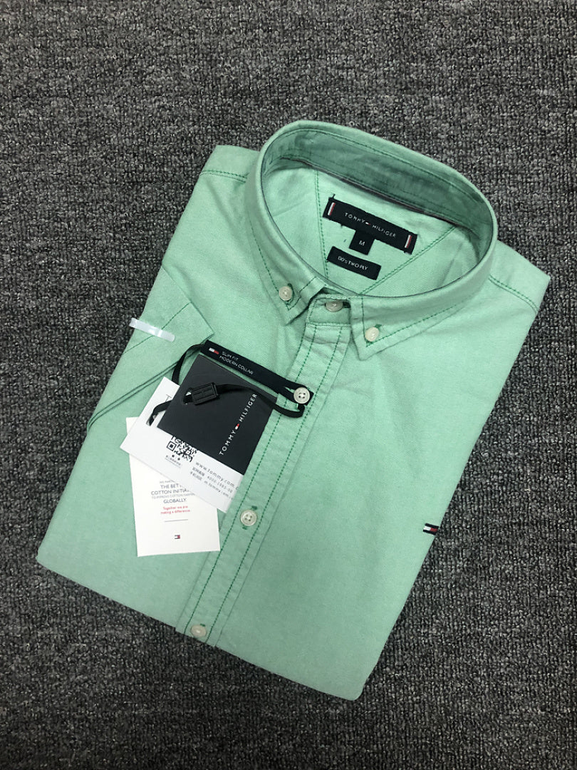 HA614#TommyShort Sleeve (Two-Ply Fine Oxford)