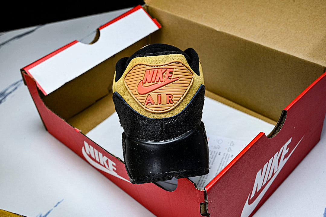 AJ1285-700 AIR MAX 90 WHEAT/COSMIC CLAY-BLACK