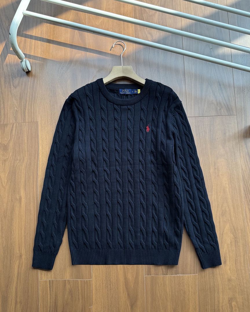 Ralph Lauren Cable-Knit Crew-Neck Sweater RL2501