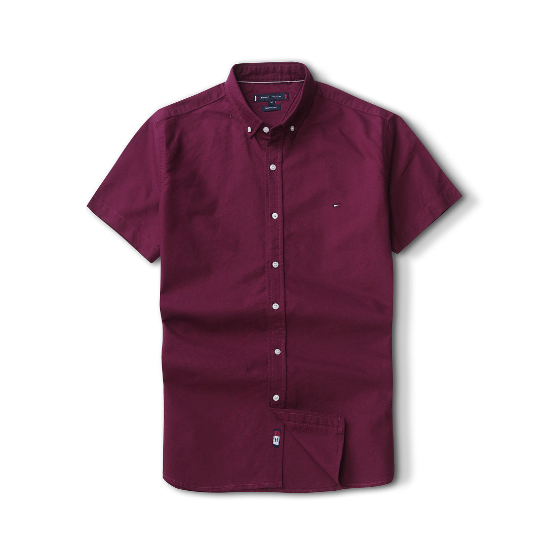 HA614#TommyShort Sleeve (Two-Ply Fine Oxford)