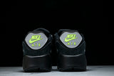 【250】FQ2377-001 AIR MAX 90 RETRO AIR CUSHIONED RUNNING SHOES BLACK/LIGHT GRAY/GREEN