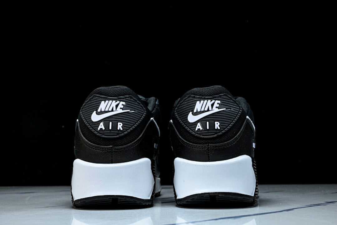 DH8010-002 AIR MAX 90 LTR CLASSIC SPORTS SHOES FOR MALE AND FEMALE COUPLES WHITE/BLACK