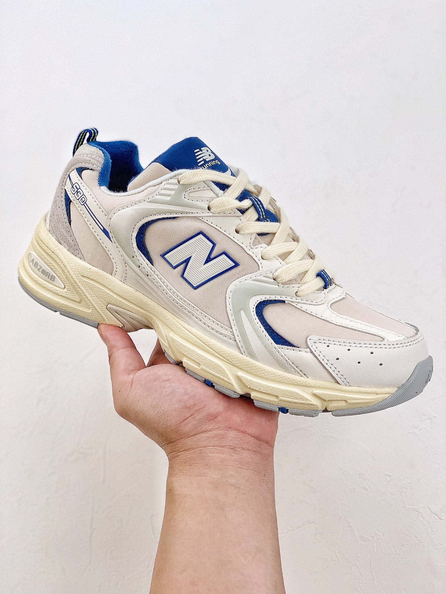 New Balance 530 beige&Blue