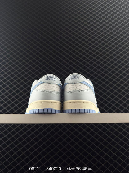 Nike SB Dunk Low Dunk Series Low Casual Sports Skateboard Shoes are made of soft cow leather upper material #correct heel reverse curve #Original midsole fabric correctly printed #Insole embedded with cushioning latex + Sole real air cushion device #Original ratio development wear-resistant rubber outsole