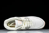 AJ1285-018 AIR MAX 90 TRENDY COUPLE LOW TOP AIR CUSHIONED CASUAL WHITE/LIGHT GRAY/BEIGE