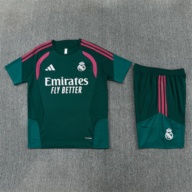 26-27 Season Real Madrid Dark-Green Color Football Training Suit