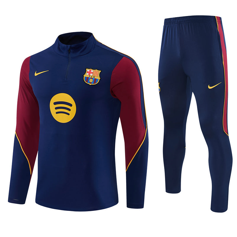 26-27 Season Barcelona Dark-Blue Color Football Sweater Set