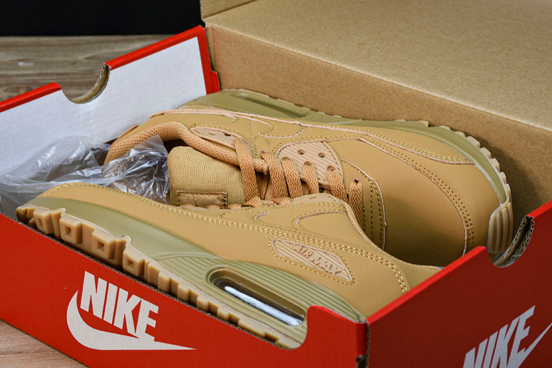 FZ5102 299 AIR MAX 90 PREMIUM FLAX/GUM LIGHT BROWN/WHEAT