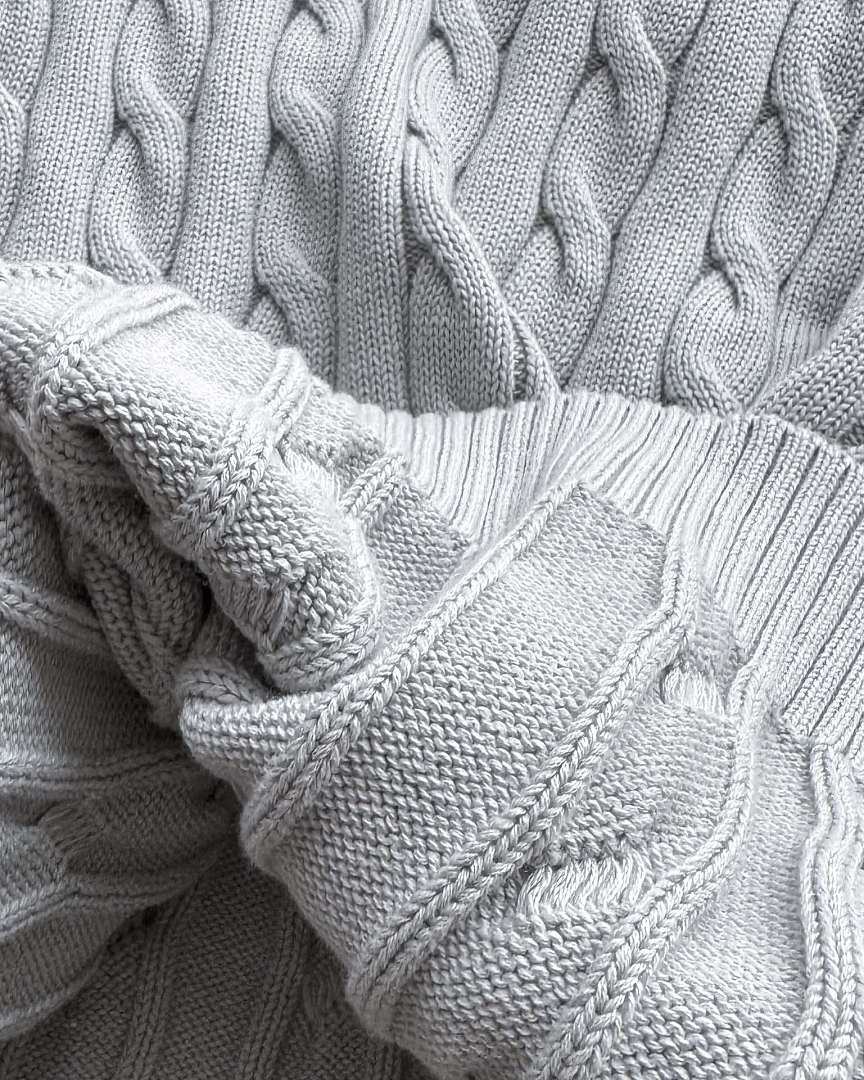 Ralph Lauren Cable-Knit Half-Zip Stand-Collar Sweater RL2502