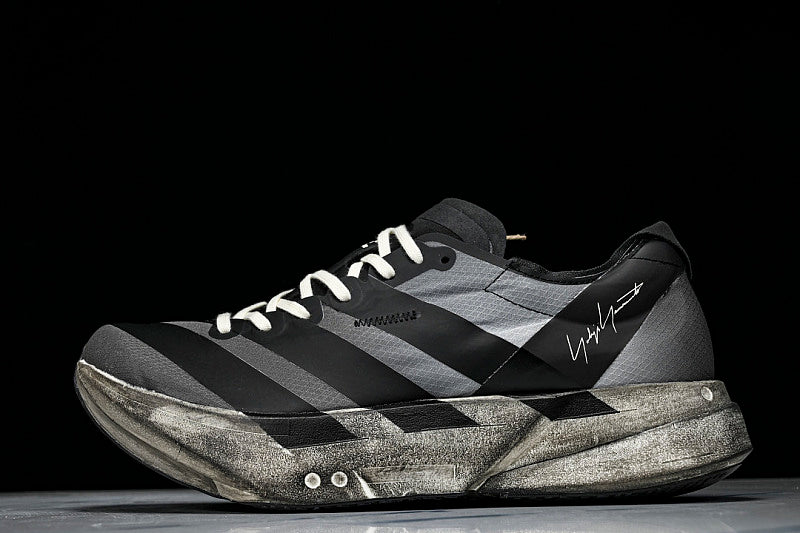 KI7128 Y-3 ADIOS PRO 4 BLACK/OFF WHITE/GREY FIVE