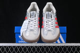 【220】[JR2403]-[GAZELLE INDOOR CLOVER RETRO CASUAL SNEAKERS SILVER/RED]-[WOMAN:35-39]-[MAN:40-45]