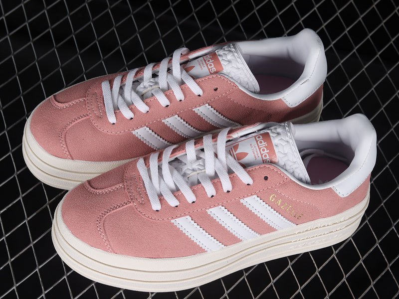 【250】[IG9653]-[GAZELLE BOLD SHOES SUPER POP/CLOUD WHITE/CORE WHITE]-[WOMAN:36-40]