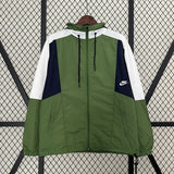 Nike Green, White & Navy Windbreaker