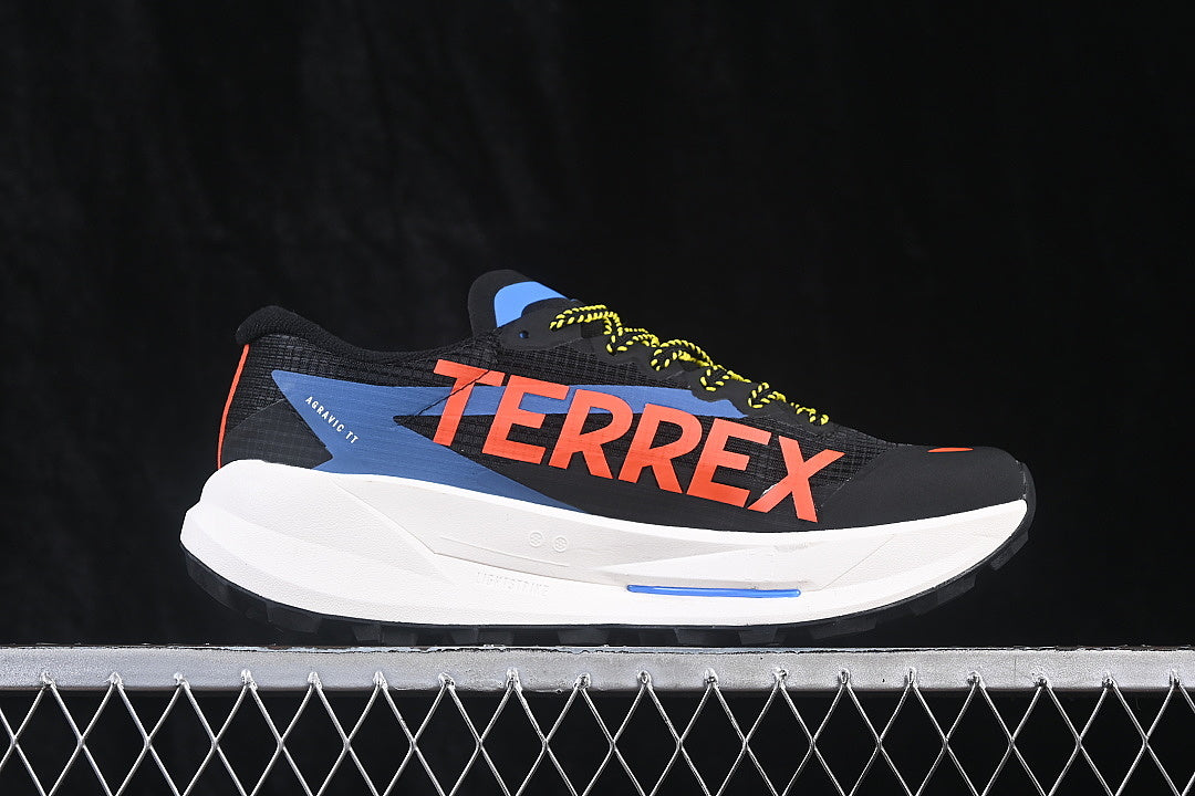 TERREX AGRAVIC TT BREATHABLE RUNNING SHOES BLACK/BLUE/WHITE
