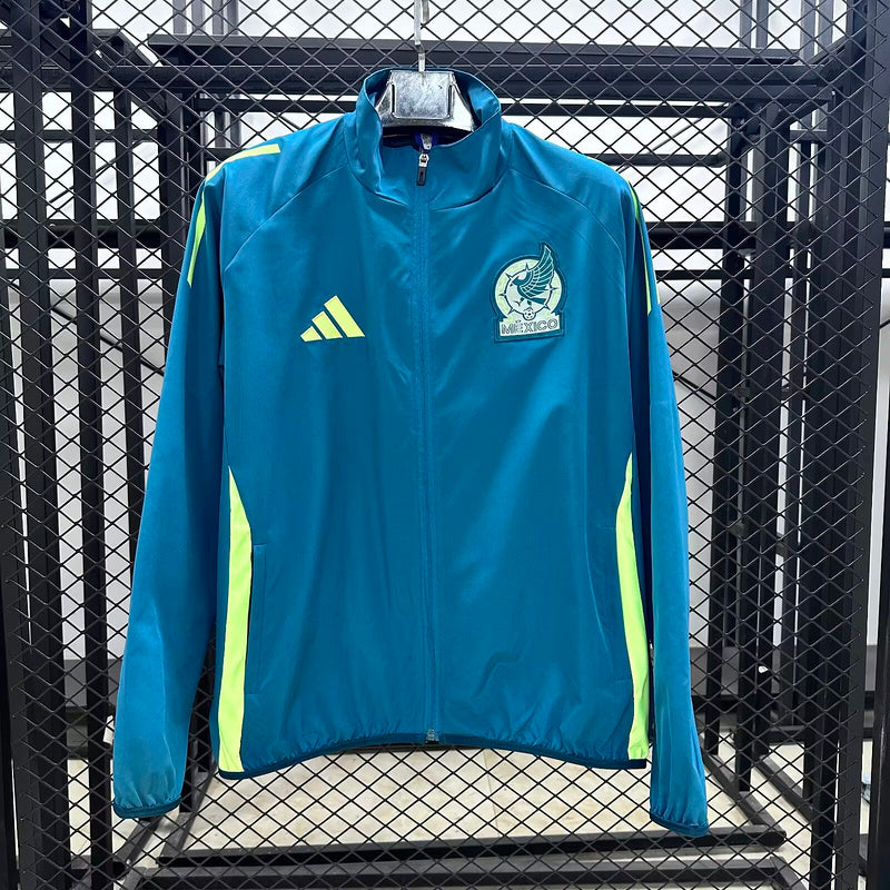 Mexico Blue & Neon Green Track Jacket