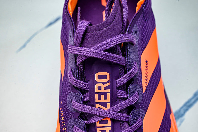 ADIZERO ADIOS 4 M LOW-CUT RUNNING SHOES PURPLE/ORANGE
