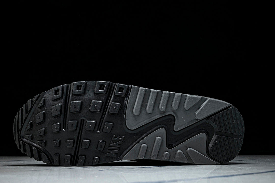 DR0145-002 AIR MAX 90 RETRO AIR CUSHIONED RUNNING SHOES BLACK/WHITE