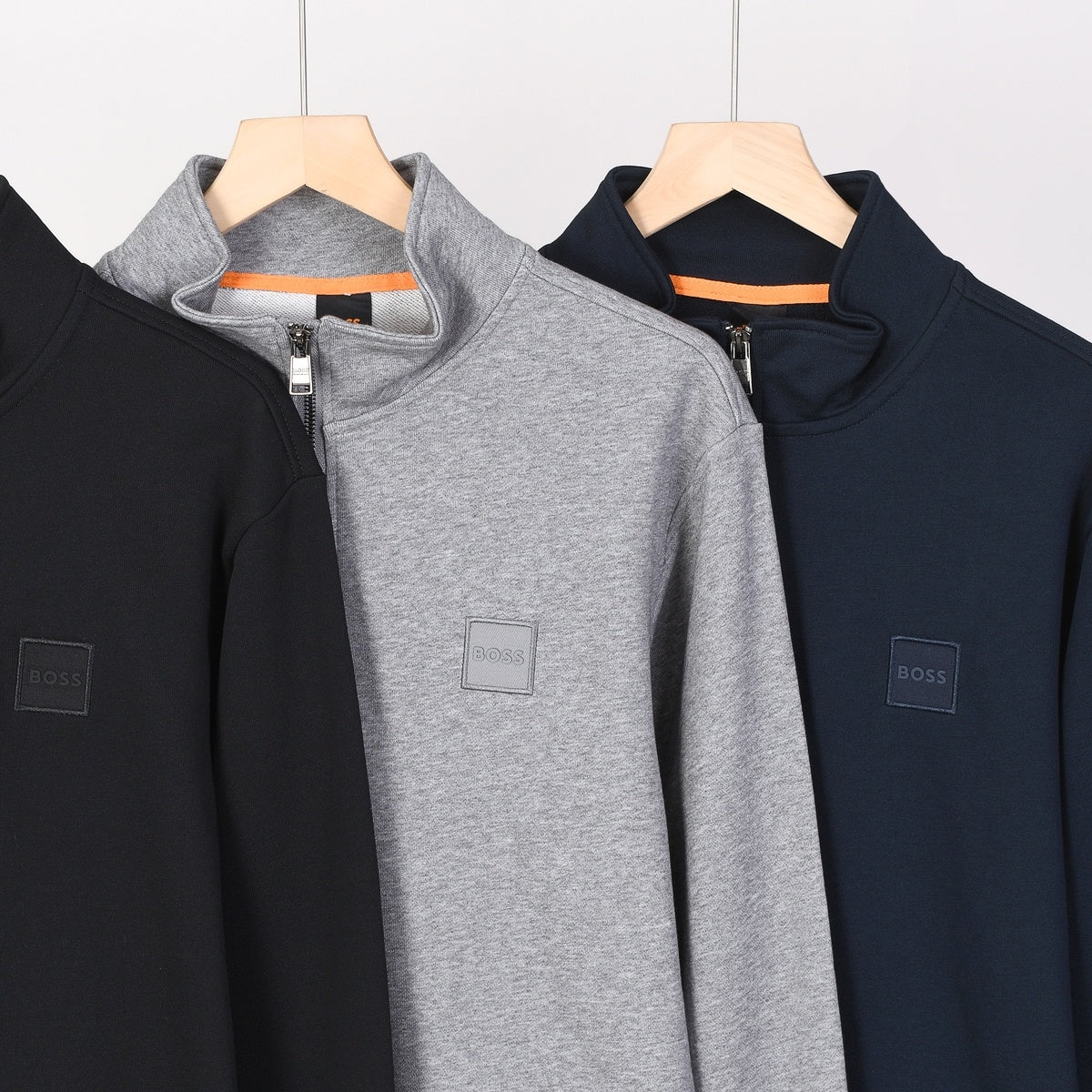 Boss Half-Zip Stand-Collar Sweatshirt 600