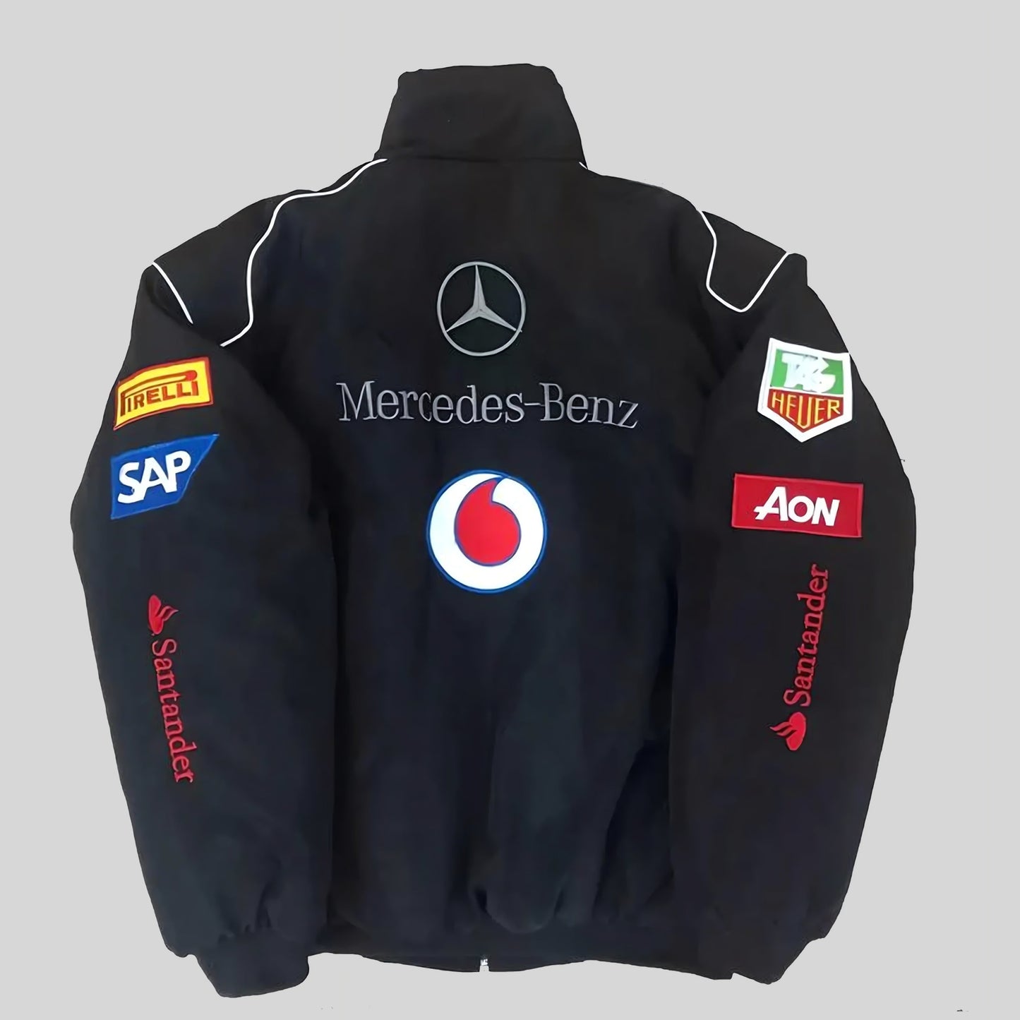 Mercedes All Black Bomber Jacket