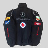 Mercedes All Black Bomber Jacket
