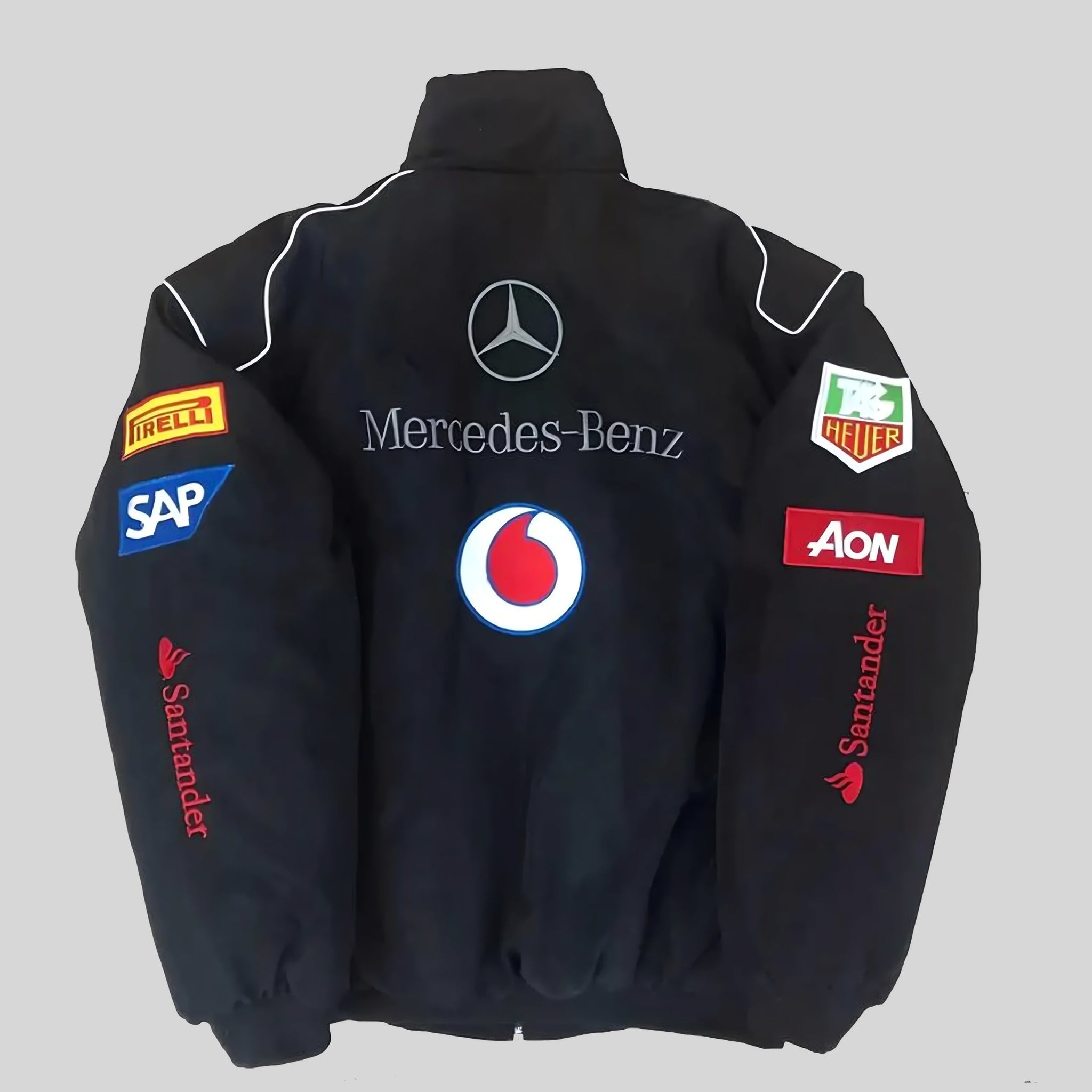 Mercedes All Black Bomber Jacket