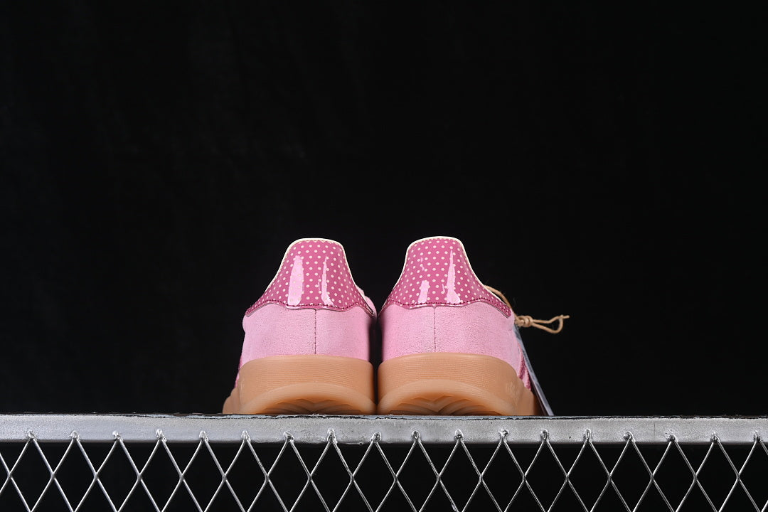 【220】[LB5511]-[GAZELLE INDOOR CASUAL SNEAKERS PINK/LIGHT PINK]-[WOMAN:35-39]-[MAN:40-45]
