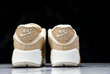 DH8010-004 AIR MAX 90 RETRO AIR CUSHIONED RUNNING SHOES BROWN POWDER/WHITE