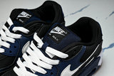 FB9658-400 AIR MAX 90 MIDNIGHT NAVY/BLACK/GUM MEDIUM BROWN/WHITE