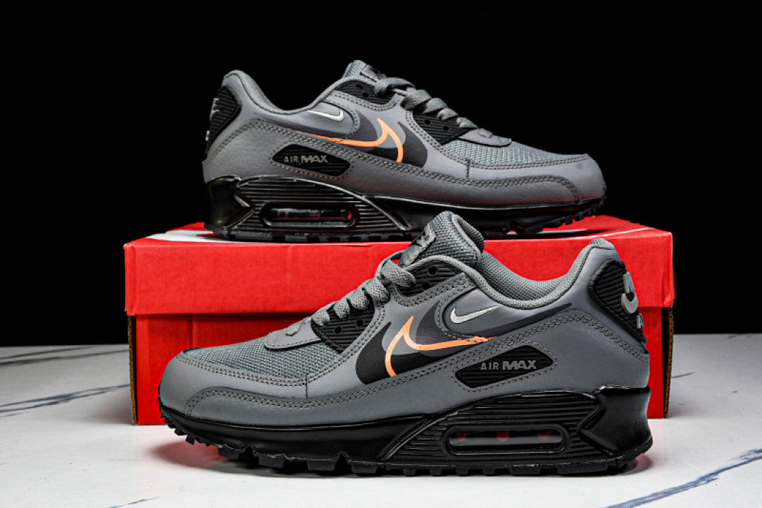 FN7810 001 AIR MAX 90 BLACK/GREY/ORANGE