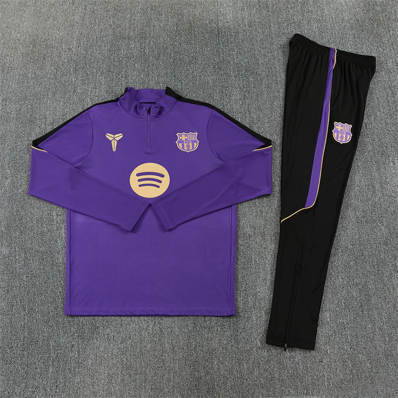26-27 Season Barcelona Purple Color Football Sweater Set