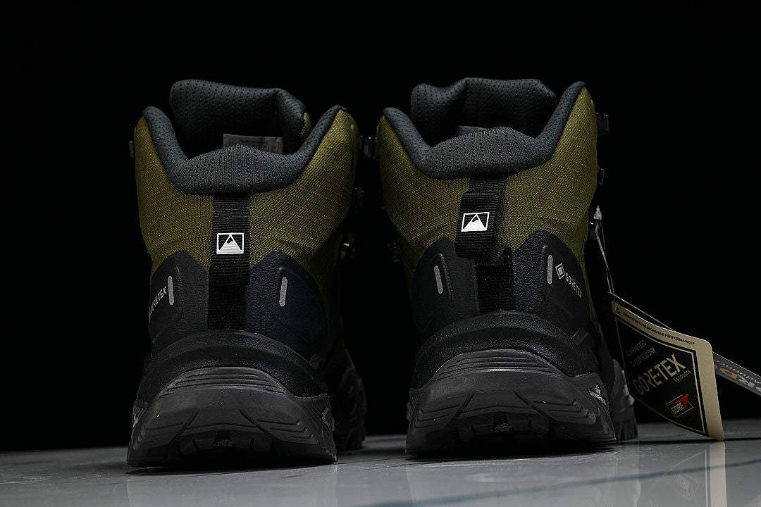 THE NORTH FACE SUMMIT OFFTRAIL GORETEX MEN'S HIKING SHOES ARMY GREEN/GREEN