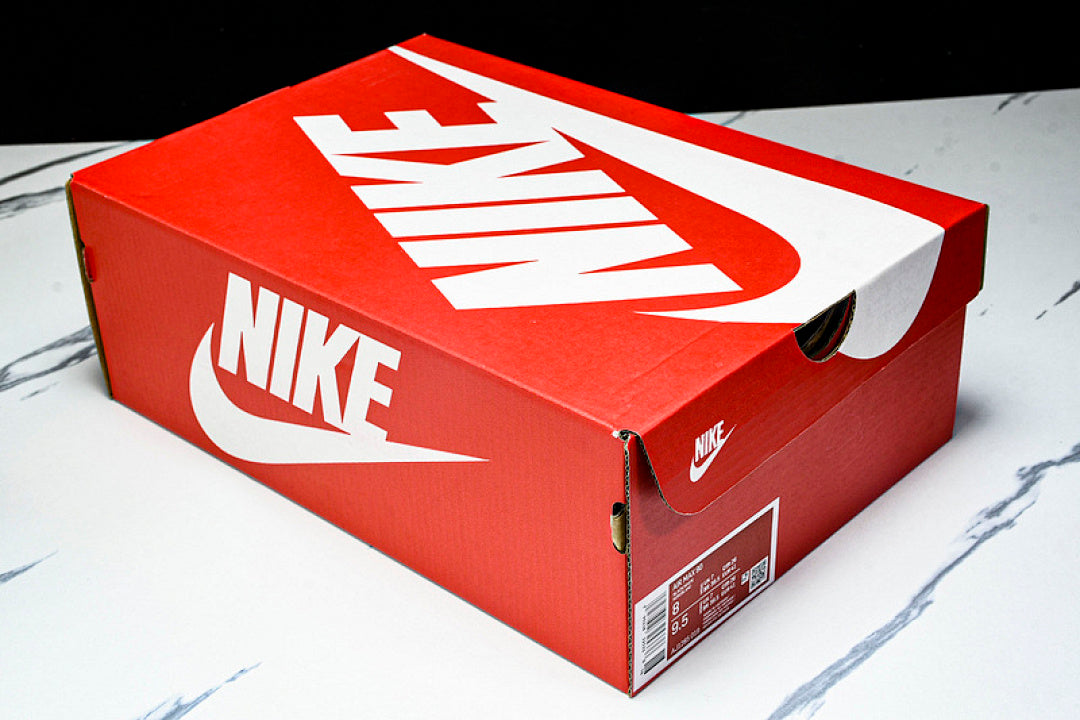 AJ1285-019 AIR MAX 90 RETRO AIR CUSHIONED RUNNING SHOES BLACK/INKINESS