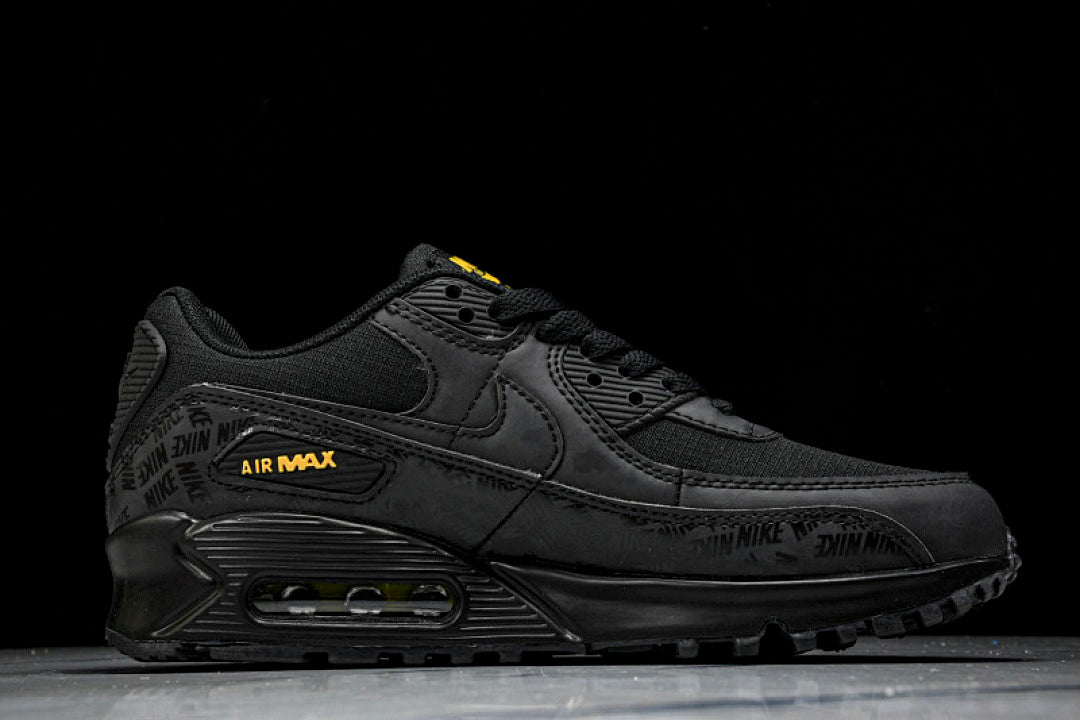 【240】BQ4685 001 AIR MAX 90 BLACK/YELLOW
