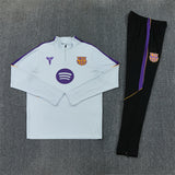 26-27 Season Barcelona Light-Grey Color Football Sweater Set