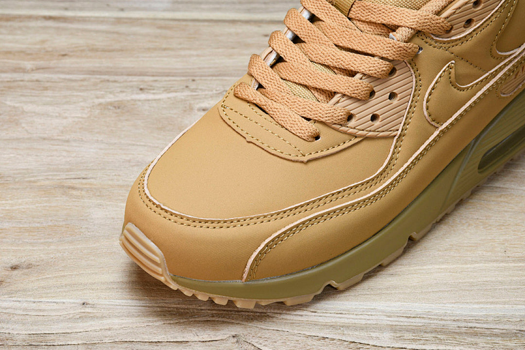 FZ5102 299 AIR MAX 90 PREMIUM FLAX/GUM LIGHT BROWN/WHEAT